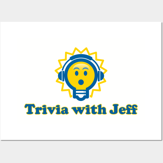 Trivia with Jeff Stacked Logo Wall Art by Poduty